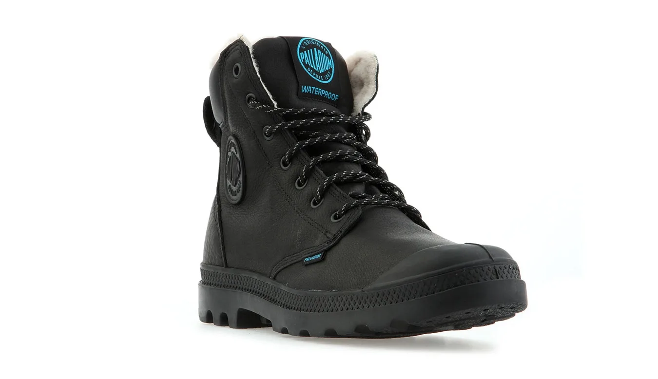 Боти Palladium Pampa Sport Cuff Waterproof Shearling 72992-001 черни – Preto – Боти и ботуши