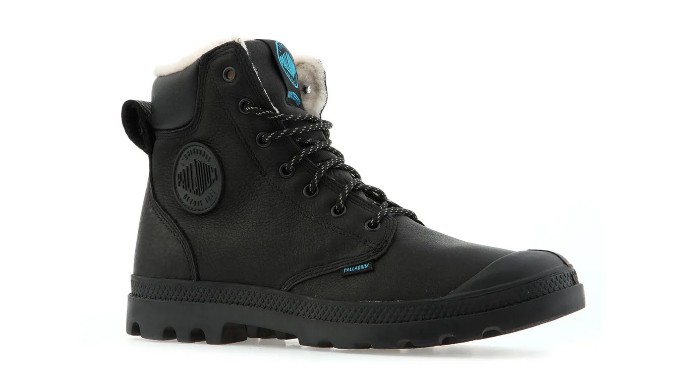 Боти Palladium Pampa Sport Cuff Waterproof Shearling 72992-001 черни – Preto – Боти и ботуши