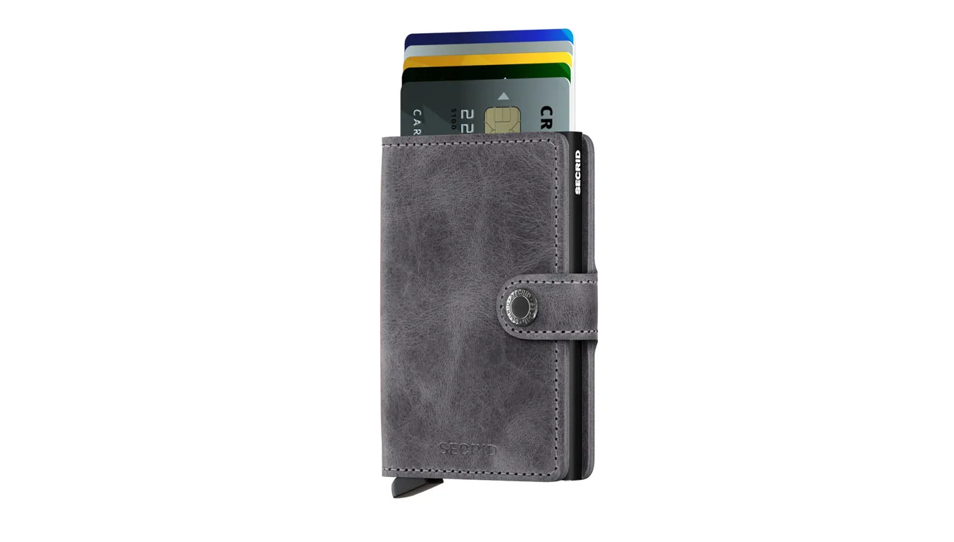 Портмоне Secrid Miniwallet Vintage черно – Preto – Мъжки портмонета