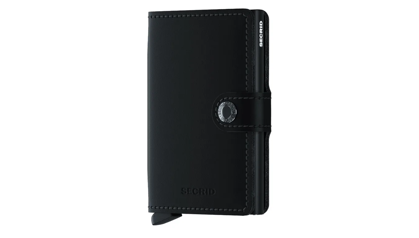 Портмоне Secrid Miniwallet Matte MM-Black черно – Preto – Мъжки портмонета