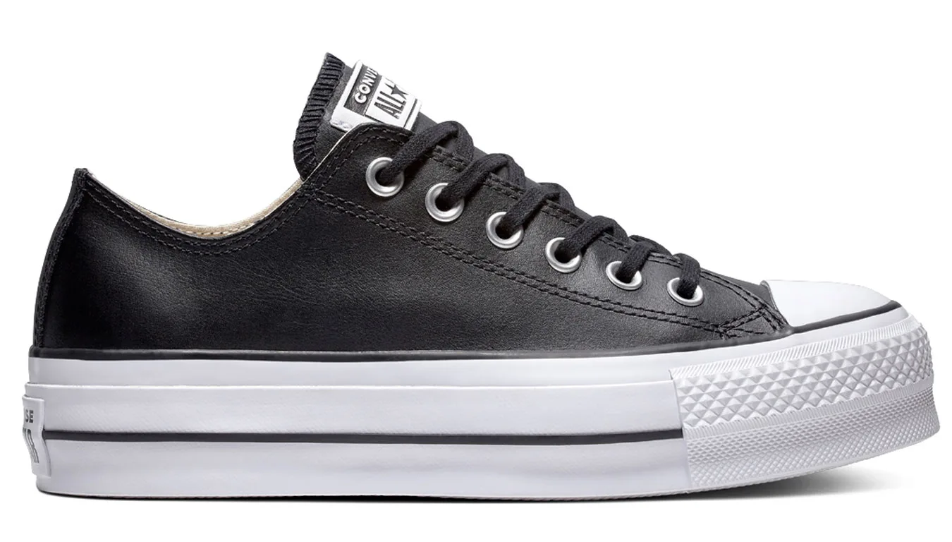 Дамски високи кецове Converse Chuck Taylor All Star Lift Clean черни – Preto