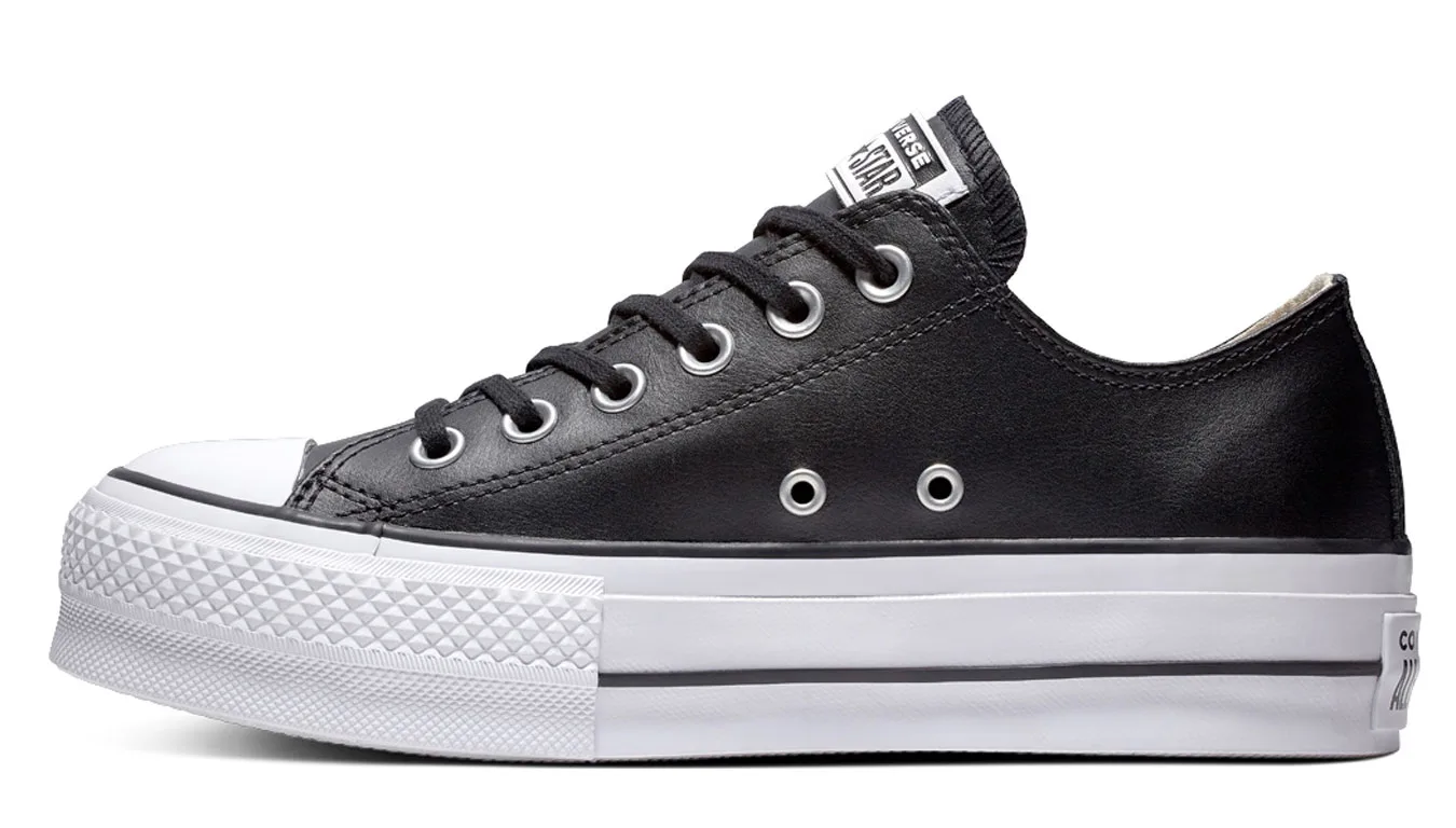 Дамски високи кецове Converse Chuck Taylor All Star Lift Clean черни – Preto