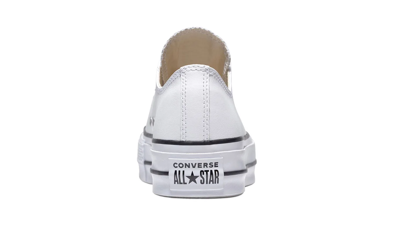 Дамски високи кецове Converse Chuck Taylor All Star Lift Clean Low Top бели – Branco