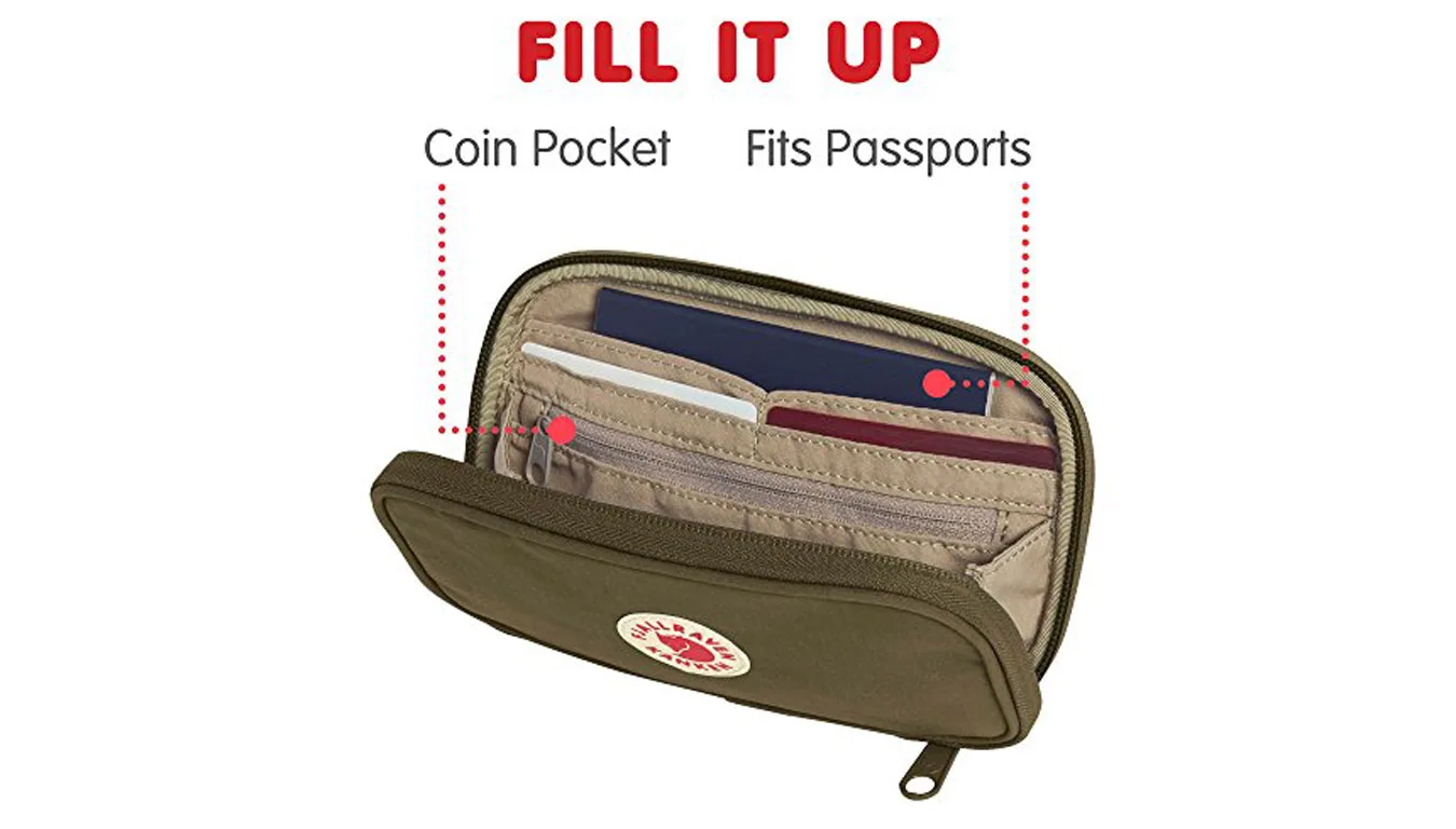 Портмоне Fjällräven Kånken Travel черно – Preto – Мъжки портмонета