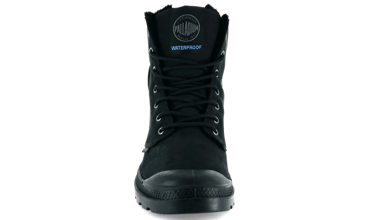 Боти Palladium Pampa Sport Cuff Waterproof Shearling 72992-010 черни – Preto – Боти и ботуши