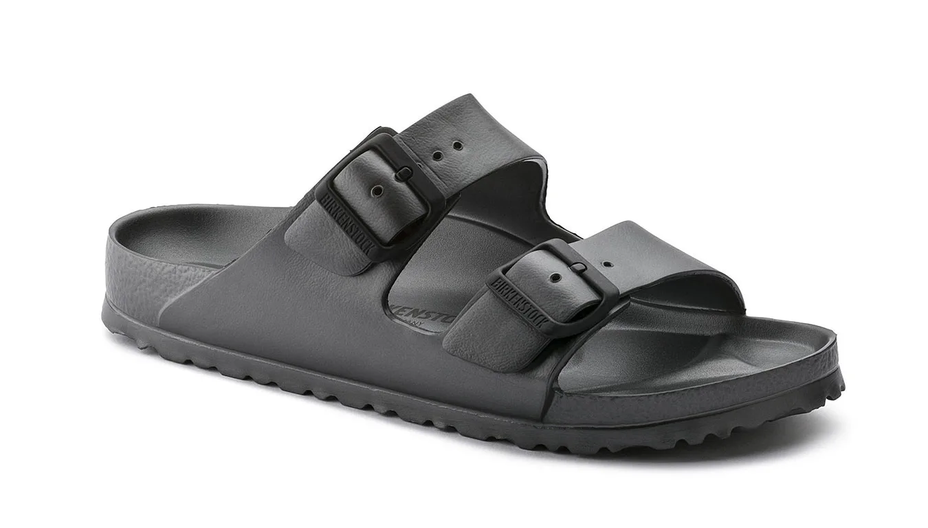 Дамски чехли Birkenstock Arizona EVA Metallic Anthracite Narrow Fit черни – Preto