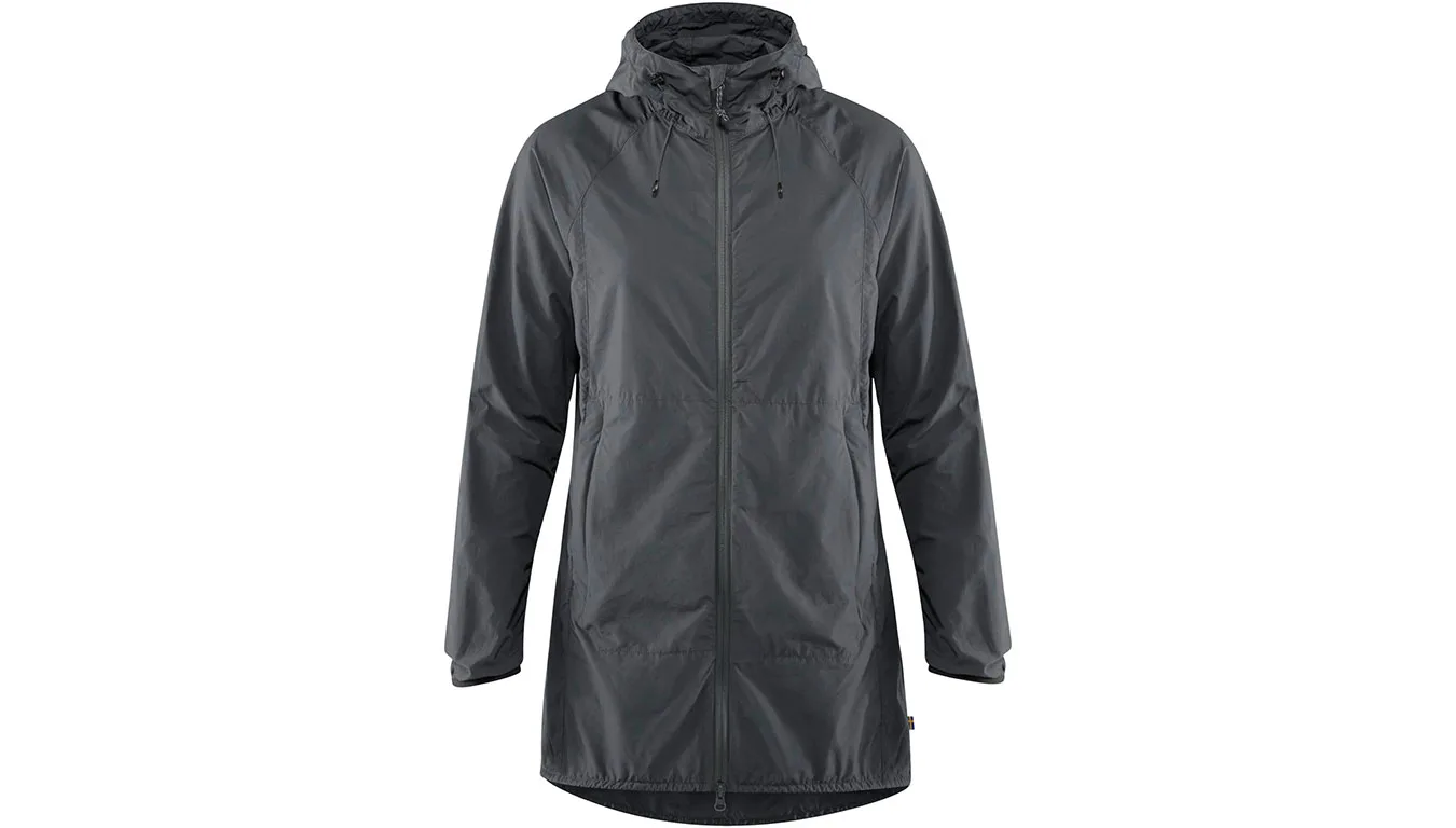 Fjällräven High Coast Wind Parka Mulheres - Cinza - F89848-042-XS - Size: XS – Дамски якета и палта