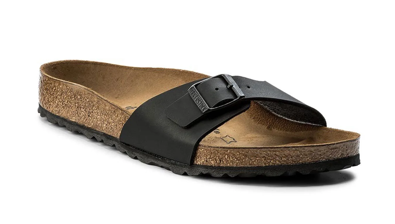 Дамски чехли Birkenstock Madrid Birko-Flor черни – Preto