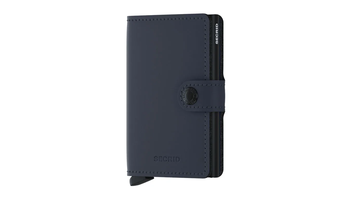 Портмоне Secrid Miniwallet Matte Night синьо – Azul – Мъжки портмонета
