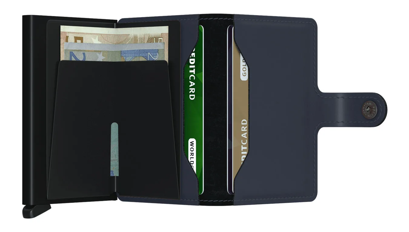 Портмоне Secrid Miniwallet Matte Night синьо – Azul – Мъжки портмонета