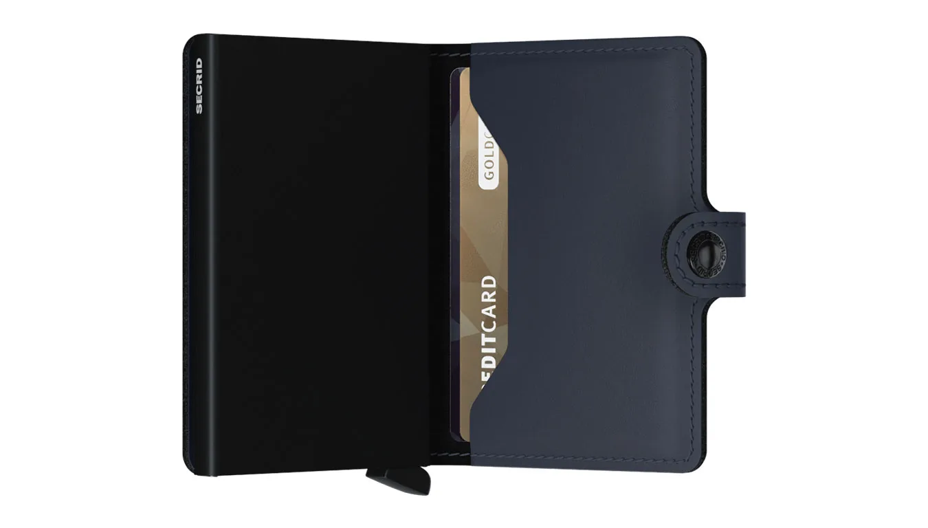 Портмоне Secrid Miniwallet Matte Night синьо – Azul – Мъжки портмонета