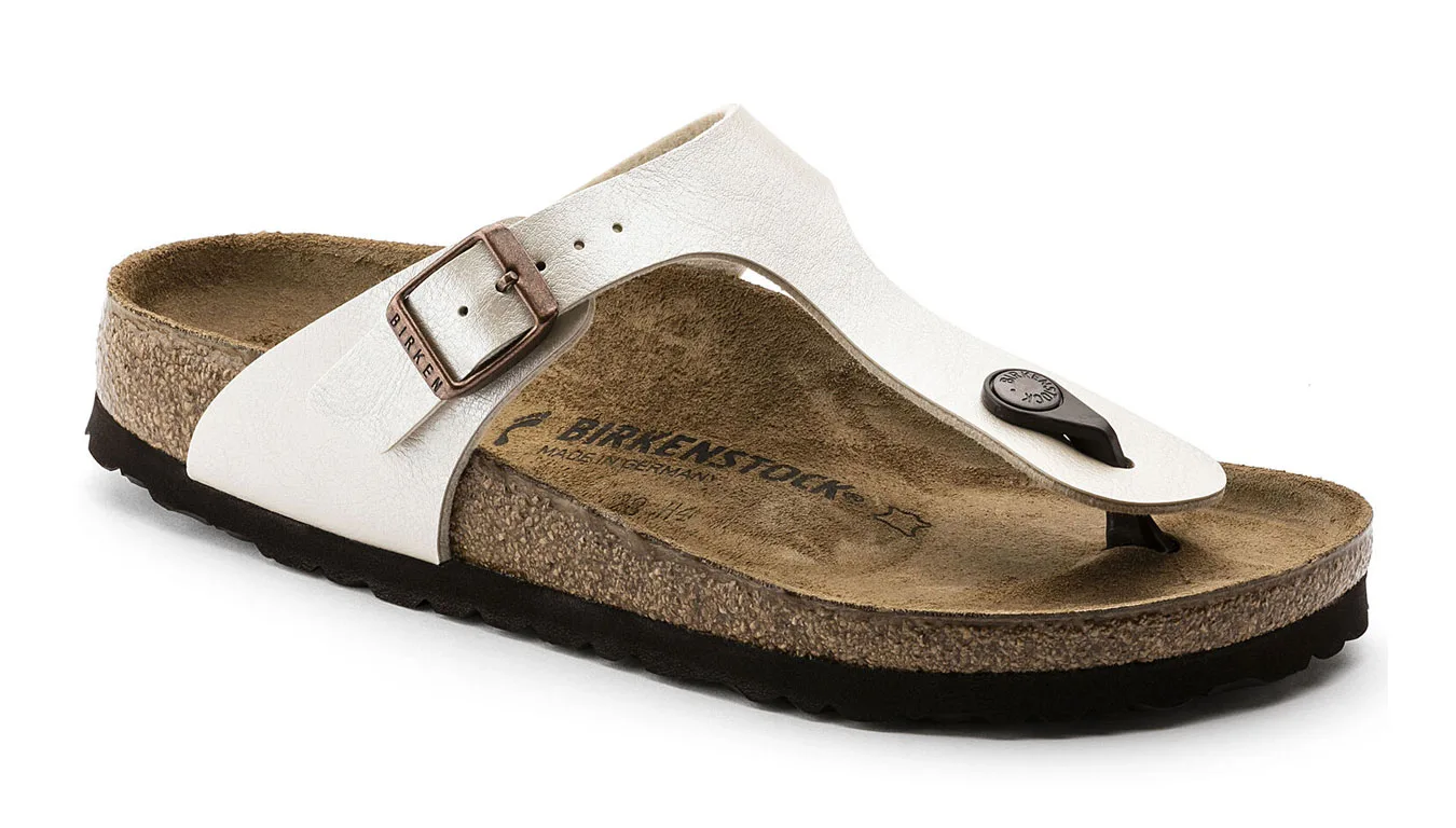 Чехли Birkenstock Gizeh Graceful Pearl бели – Branco – Чехли и джапанки унисекс