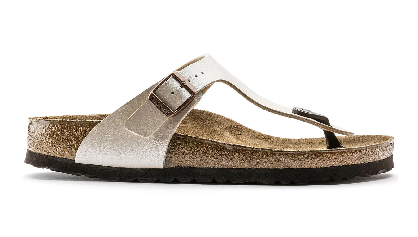 Чехли Birkenstock Gizeh Graceful Pearl бели – Branco – Чехли и джапанки унисекс