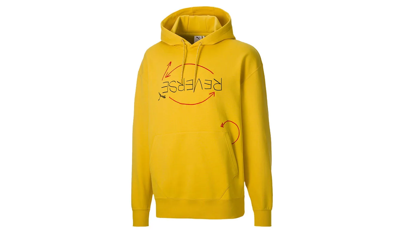 Puma x Michael Lau Reverse Men's Hoodie Homens - Amarelo - 530357_79-XL - Size: XL – Мъжки худита