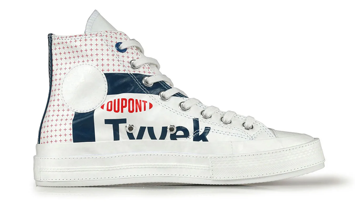 Високи кецове Converse x Sportility Chuck 70 Hi "Tyvek" бели – Branco – Кецове унисекс