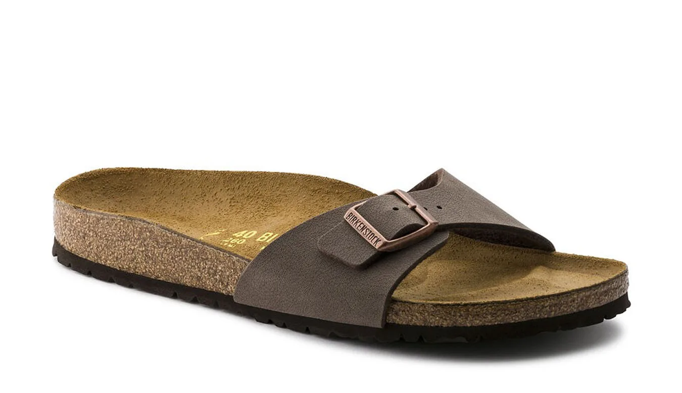 Чехли Birkenstock Madrid BF Nubuck Mocha Narrow Fit кафяви – Castanho – Чехли и джапанки унисекс