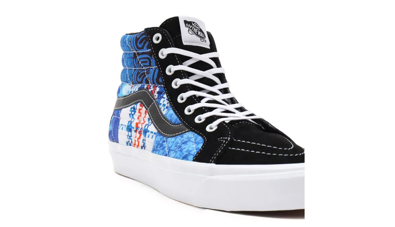 Дамски високи кецове Vans Spongebob Sk8-Hi 38 Dx Sandy Liang Patchwork сини – Azul