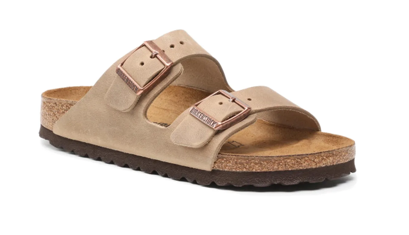 Чехли Birkenstock Arizona NU Oiled Tabacco Narrow Fit светлокафяви – Castanho Claro – Чехли и джапанки унисекс