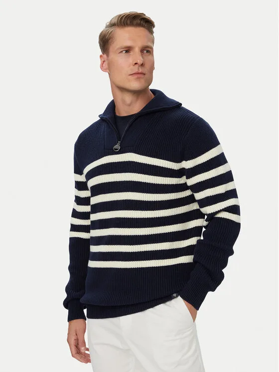 Guess Пуловер M6YR42 Z1201 Тъмносин Regular Fit – Мъжки пуловери и жилетки