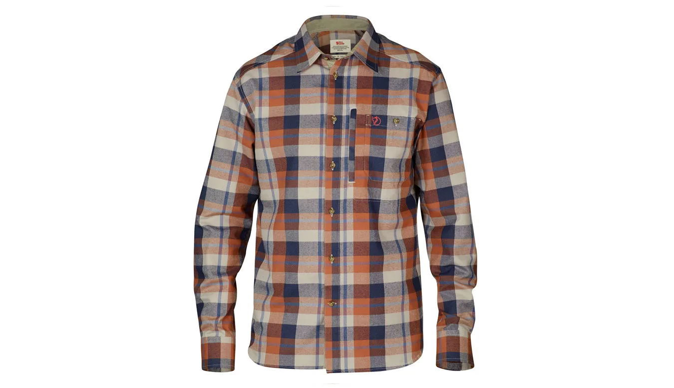 Fjällräven Fjällglim Shirt Brown Homens - Castanho - F81380-215-L - Size: L – Мъжки ризи