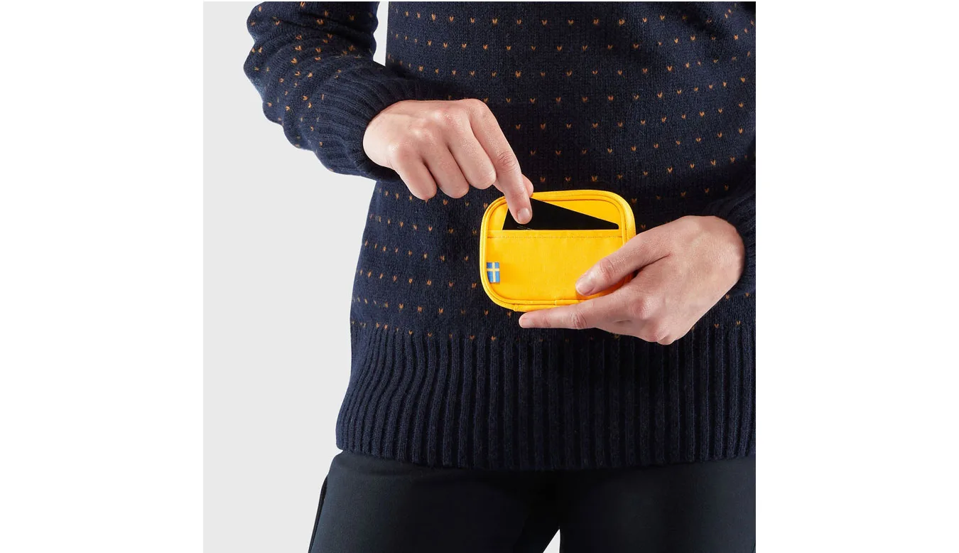 Fjällräven Kånken Card Wallet Frost Green Unisex - Carteira Fjällräven - Verde - F23780-664 – Портмонета