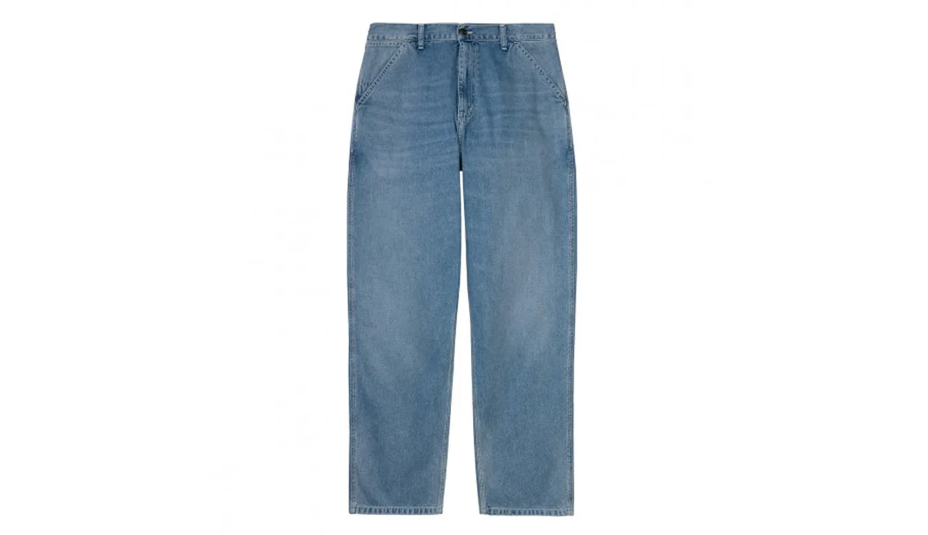 Carhartt WIP Simple Pant Blue Homens - Azul - I022947_01_WJ-36-32 - Size: 36-32 – Мъжки панталони