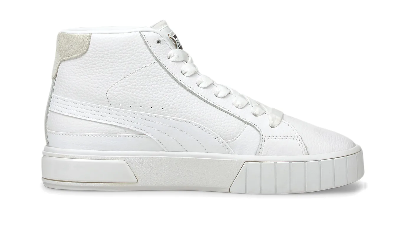 Puma Cali Star Mid Wns White Mulheres - Branco - 380683_01-4.5 - Size: 4.5 – Дамски маратонки