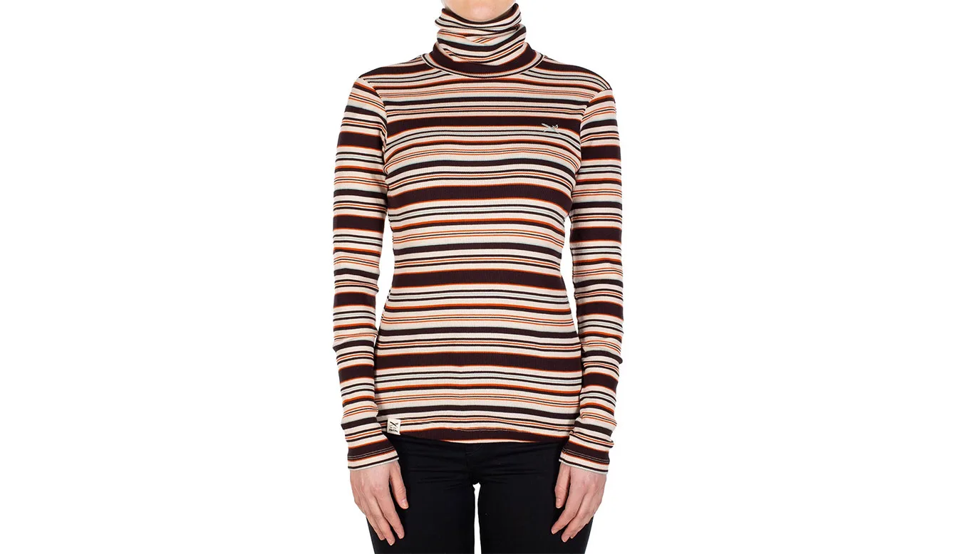 IrieDaily Boerke Mockneck Mulheres - Castanho Claro - 160D371-510-S - Size: S – Дамски худита
