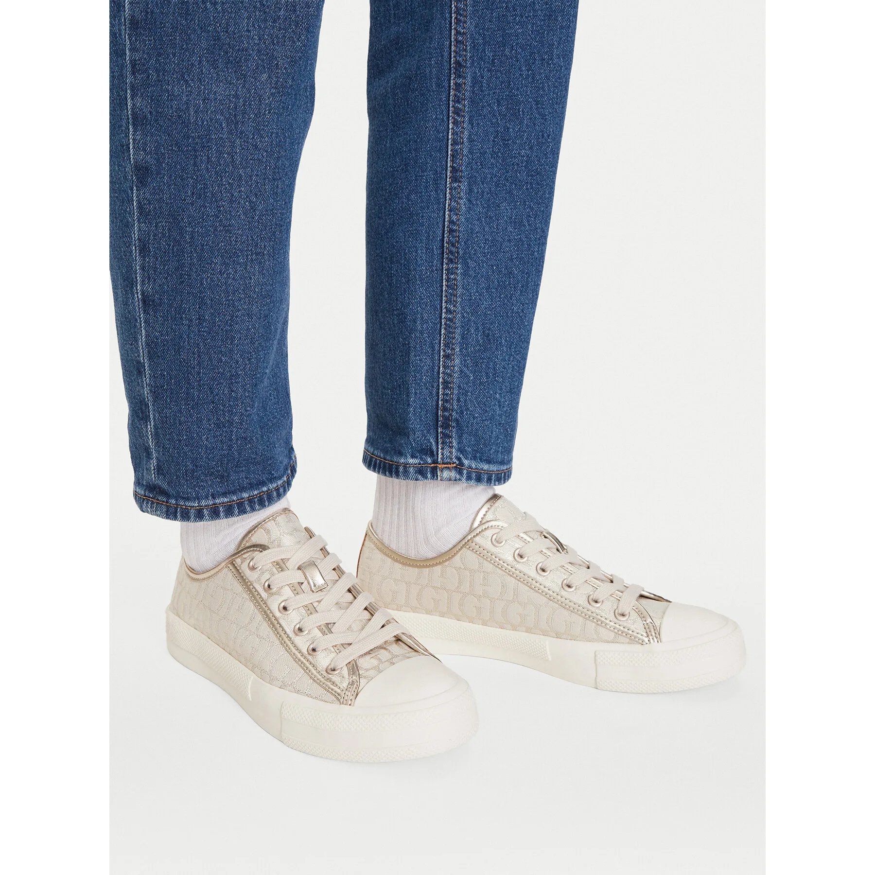 Кецове Guess FLTC3Y FAL12 Златист – Дамски ниски кецове