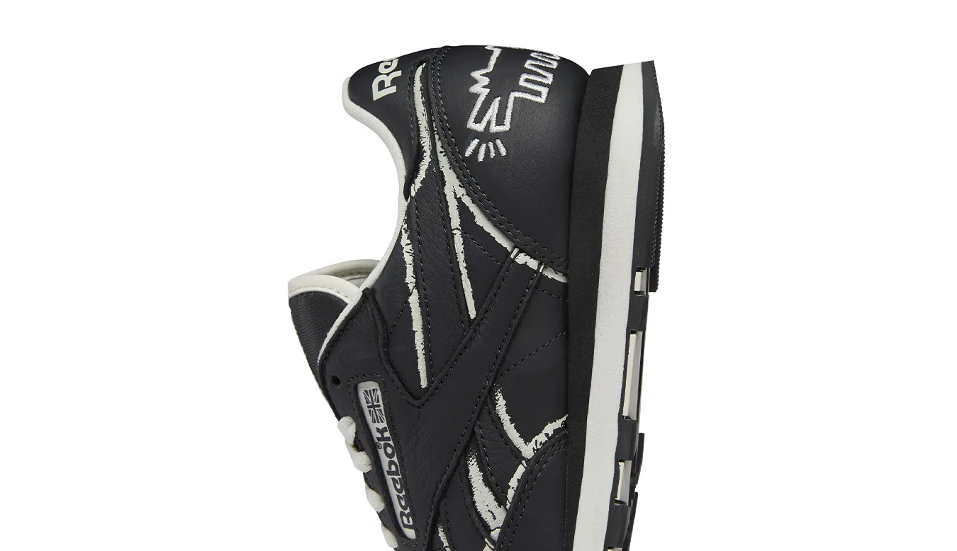 Мъжки маратонки Reebok Classic Leather Legacy x Keith Haring черни – Preto – Мъжки ниски маратонки