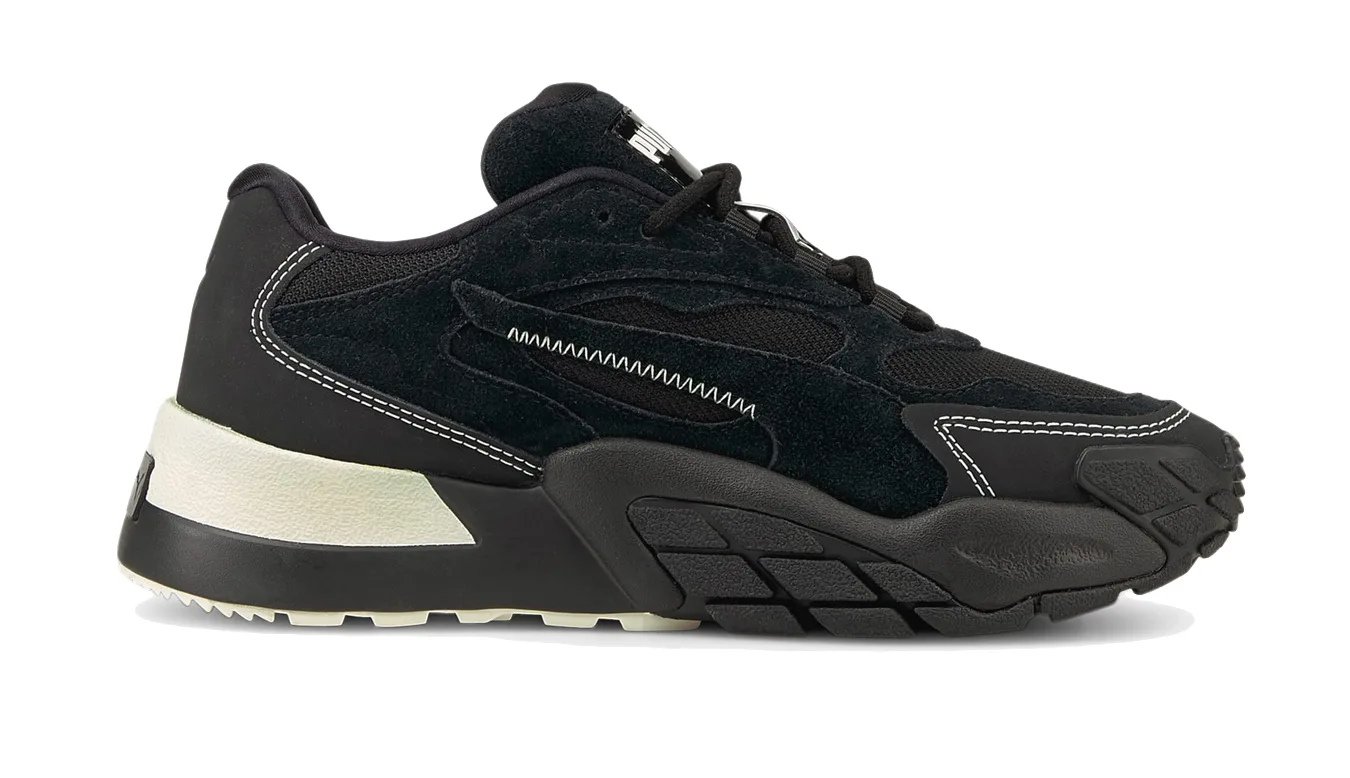 Puma Hedra Mono Black Mulheres - Preto - 381617_02-5 - Size: 5 – Дамски маратонки