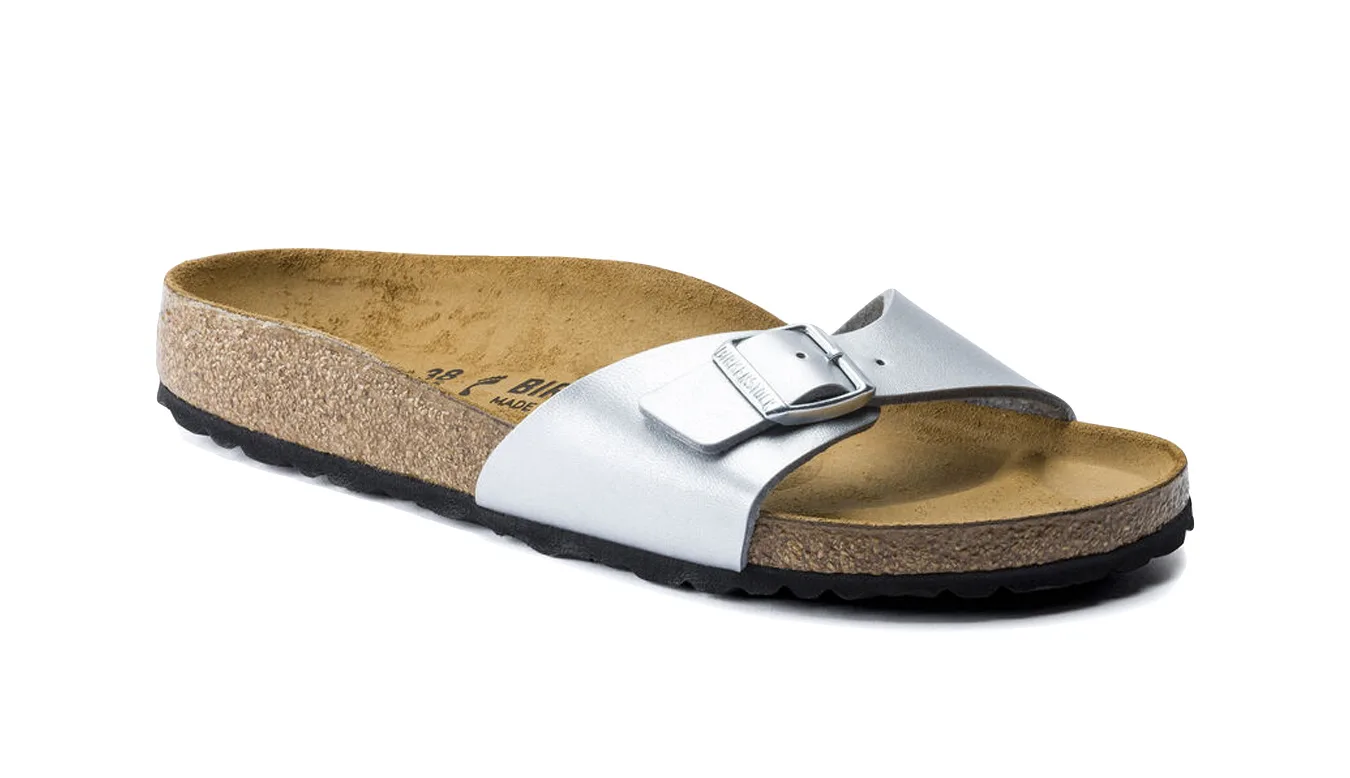 Дамски чехли Birkenstock Madrid Birko-Flor сиви – Cinza