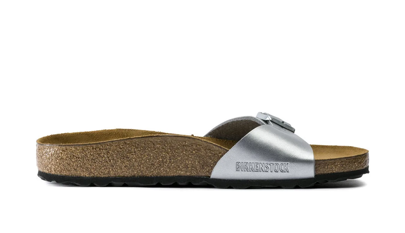 Дамски чехли Birkenstock Madrid Birko-Flor сиви – Cinza