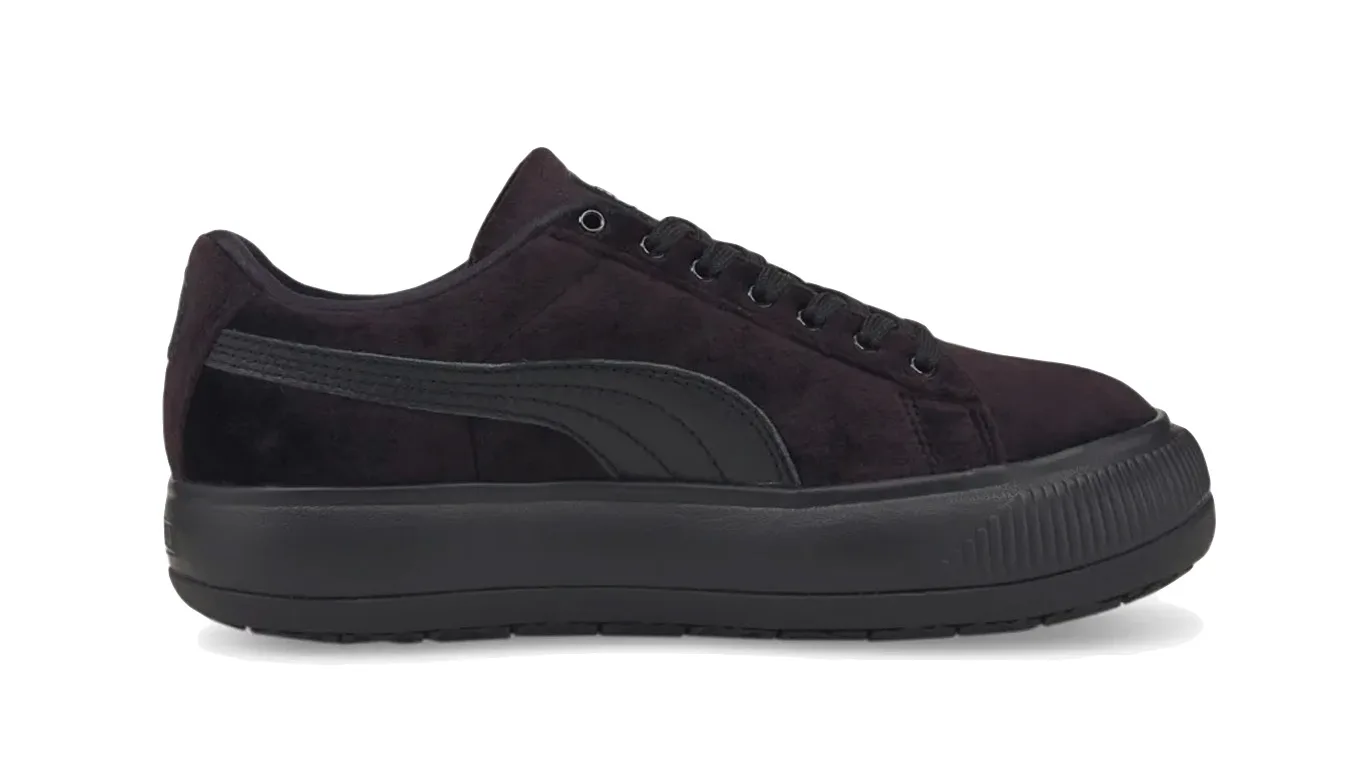 Puma Suede Mayu Velvet Wmn Mulheres - Bordô - 385717-02 – Дамски маратонки