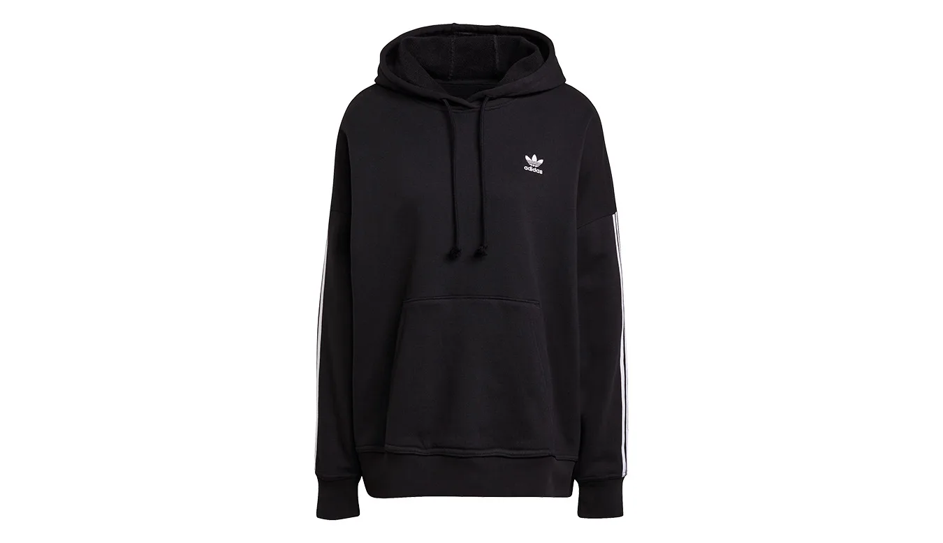 adidas W Adicolor Classics Oversized Hoodie Mulheres - Preto - H37799-34 - Size: 34 – Дамски худита