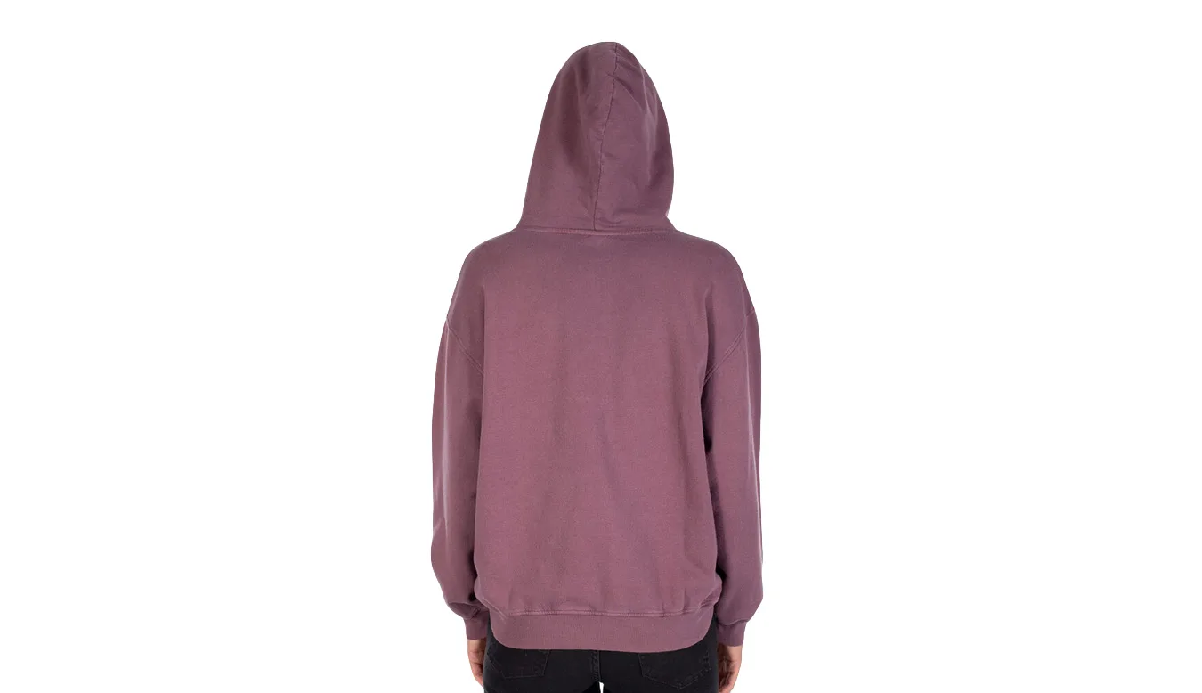 Дамски суитшърт с качулка IrieDaily Flagli Aubergine лилав – Roxo – Дамски худита