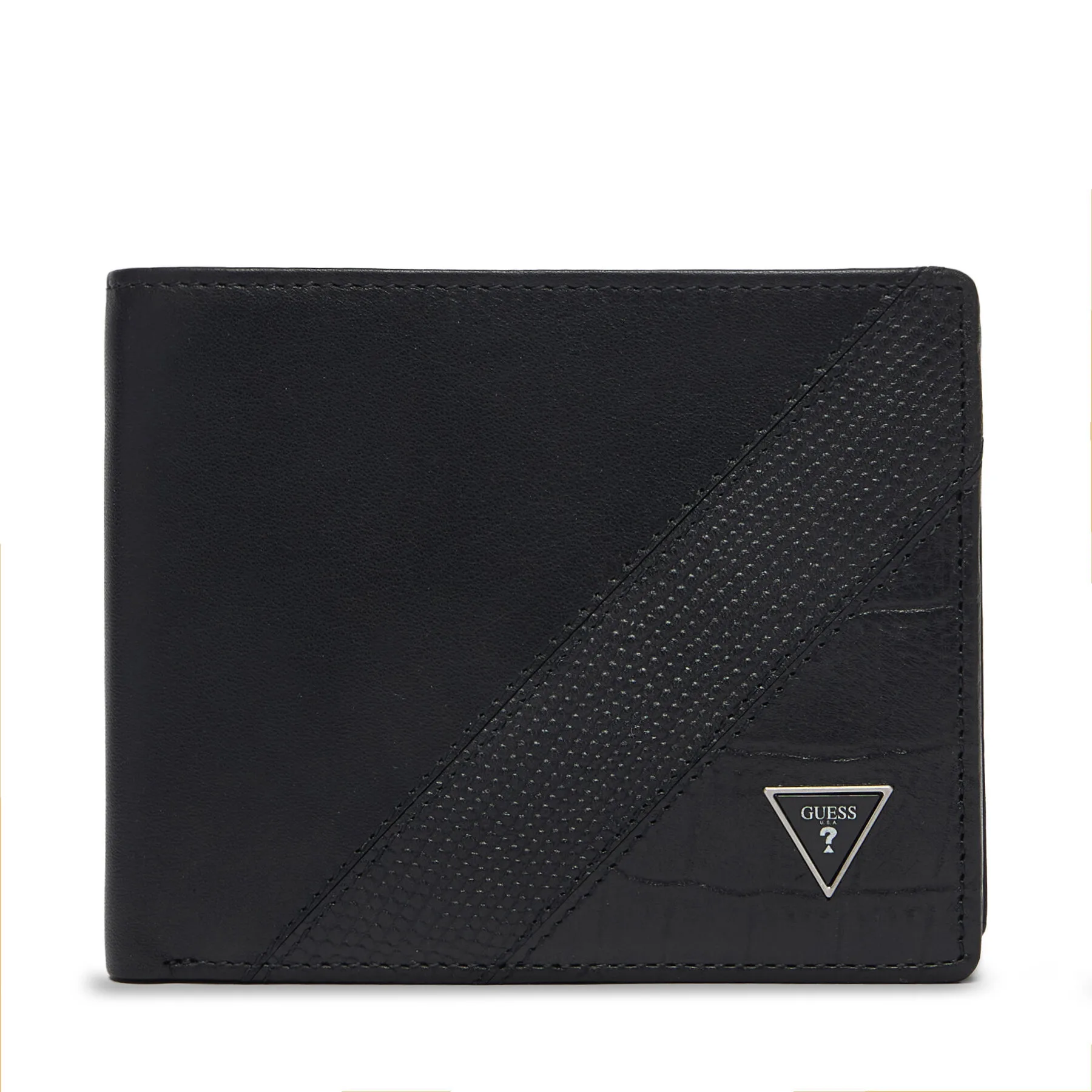 Портфейл Guess SMTOES LEA20 Черен – Мъжки портмонета