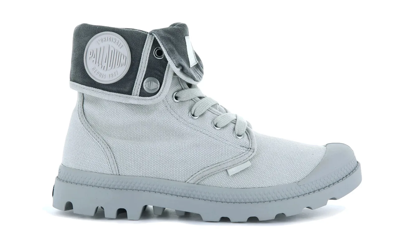 Дамски боти Palladium US Baggy Matel сиви – Cinza – Дамски равни боти