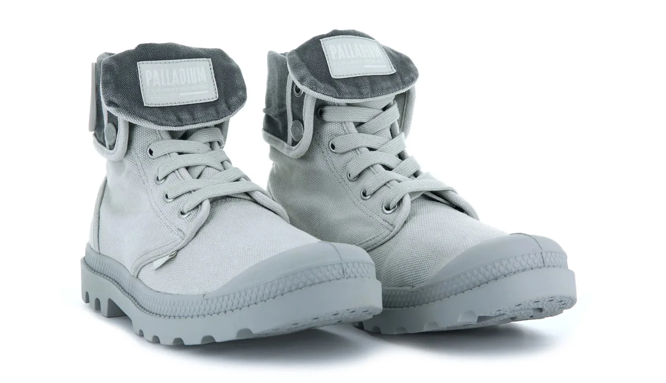 Дамски боти Palladium US Baggy Matel сиви – Cinza – Дамски равни боти