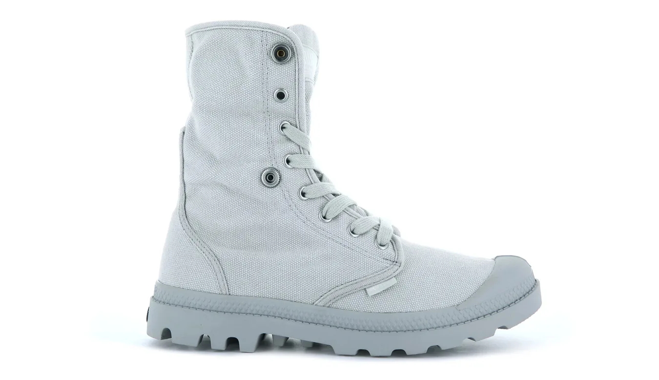 Дамски боти Palladium US Baggy Matel сиви – Cinza – Дамски равни боти