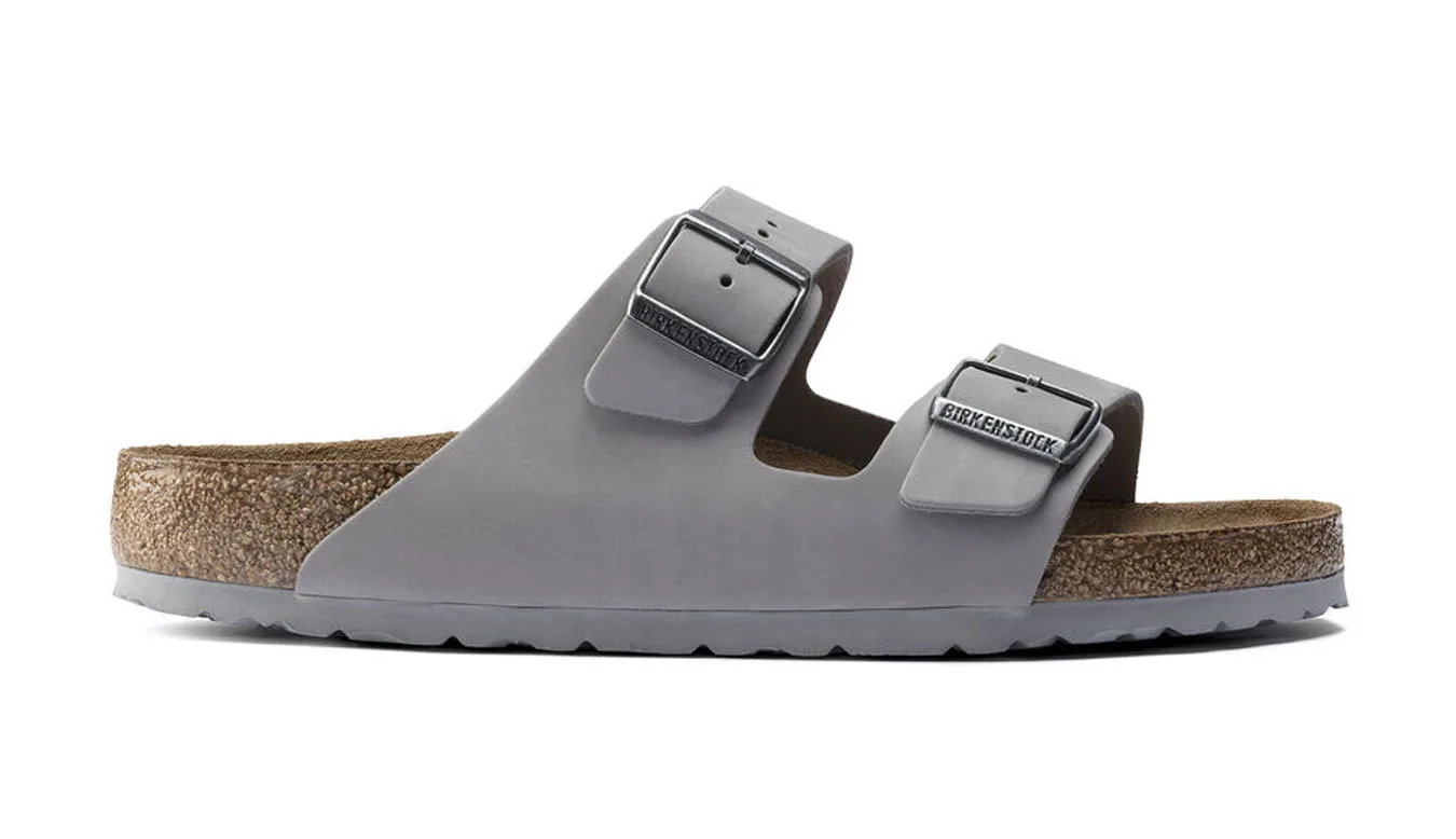 Чехли Birkenstock Arizona SFB Nubuck Leather Narrow Fit сиви – Cinza – Чехли и джапанки унисекс