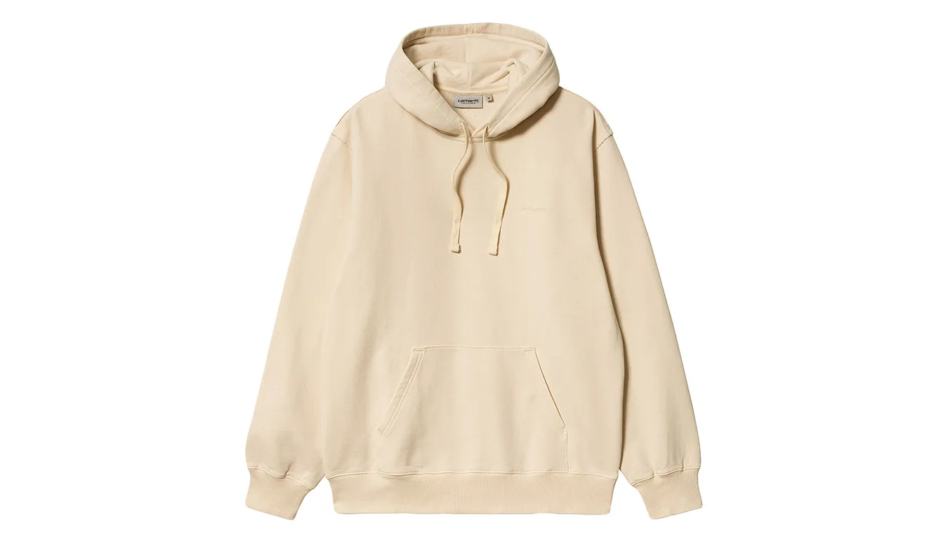 Мъжки суитшърт с качулка Carhartt WIP Hooded Marfa светлокафяв – Castanho Claro – Мъжки худита
