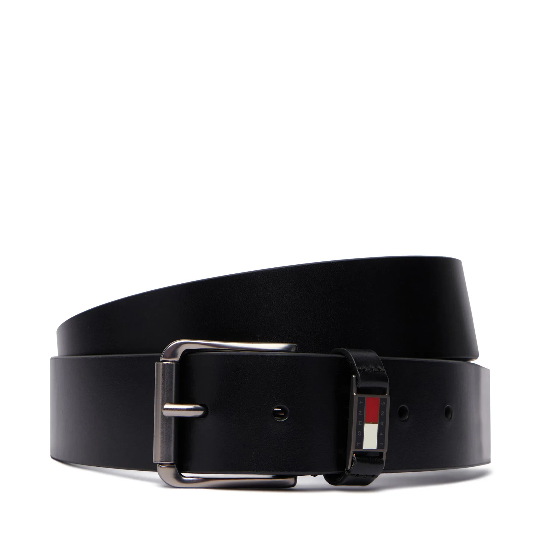 Колан Tommy Jeans Tjm Tommy Roller Buckle 4.0 AM0AM14460 Черен – Мъжки колани