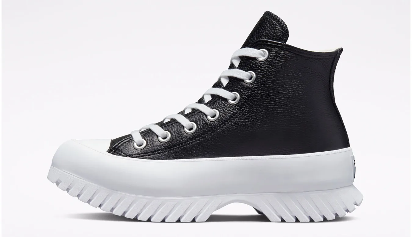 Converse Chuck Taylor All Star Lugged 2.0 Leather Black Mulheres - Preto - A03704C-6.5 - Size: 6.5 – Дамски маратонки