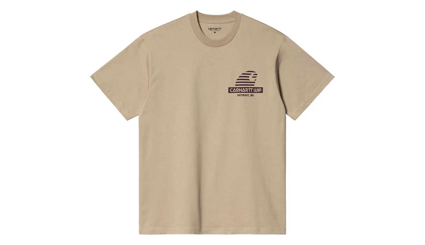 Carhartt WIP S/S Mechanic T-Shirt Wall Homens - Castanho Claro - I030978_17D_XX – Мъжки тениски