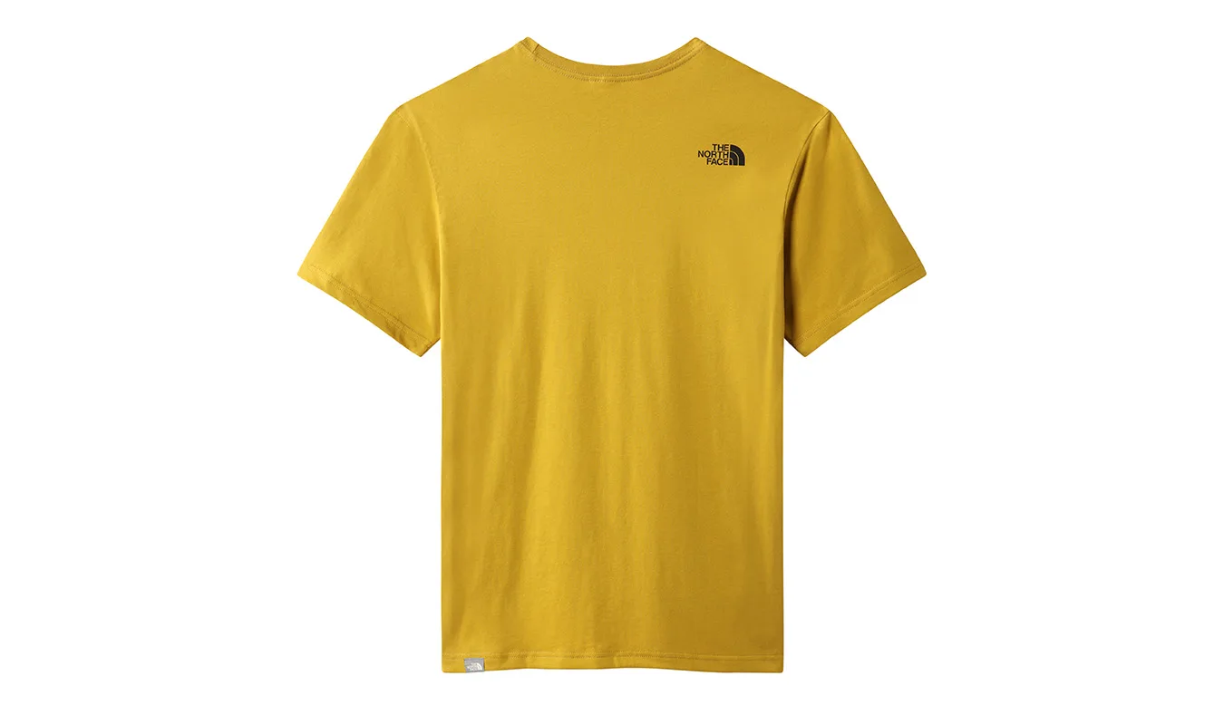 The North Face M Mountain Line T-shirt Homens - Amarelo - NF0A7X1N76S-S - Size: S – Мъжки тениски