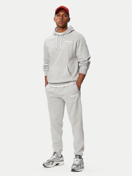 Reebok Анцуг Jerzy RK25742CCM Светлосив Regular Fit – Мъжки анцузи