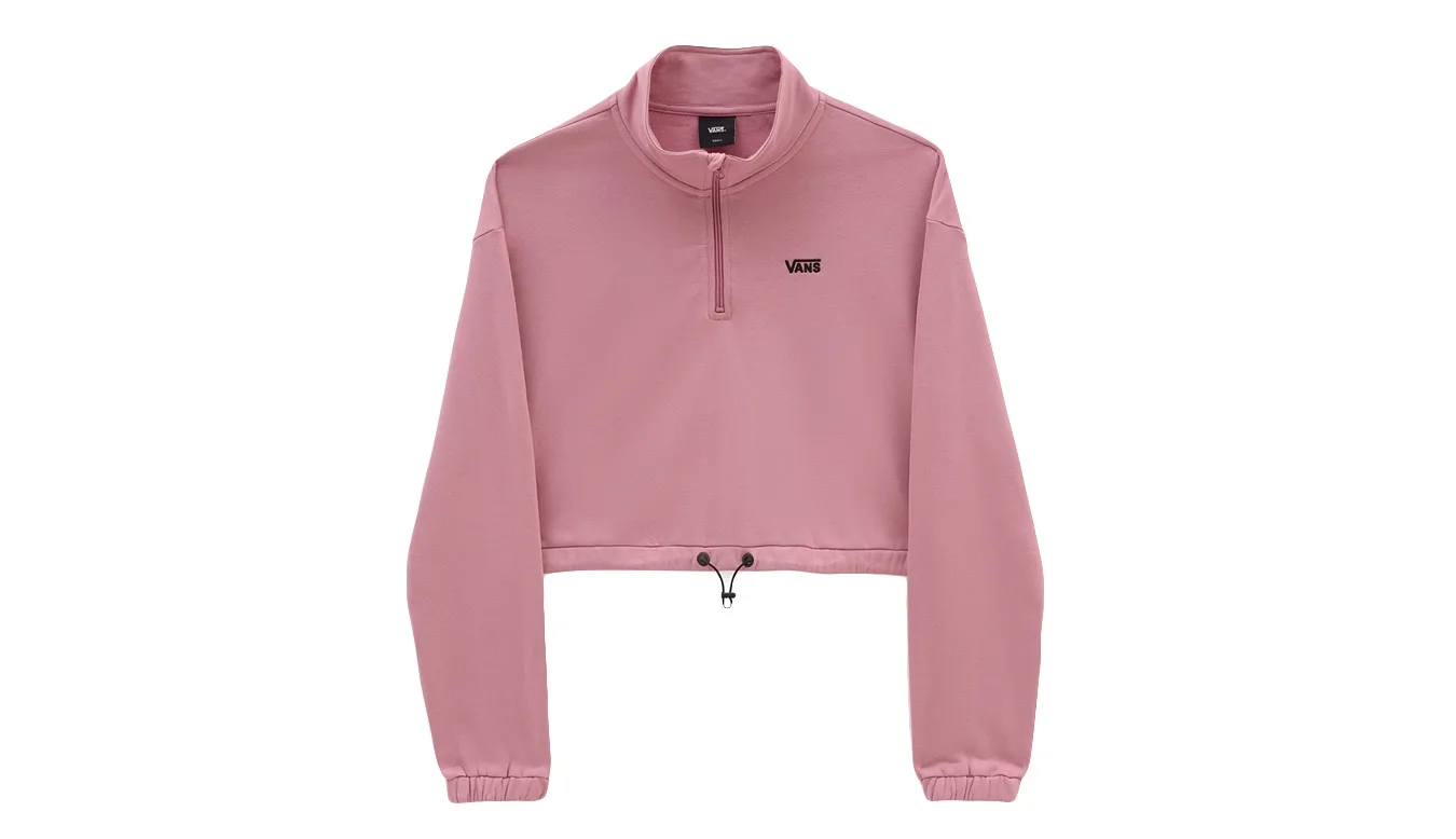 Дамски суитшърт с качулка Vans Left Chest розов – Rosa – Дамски худита