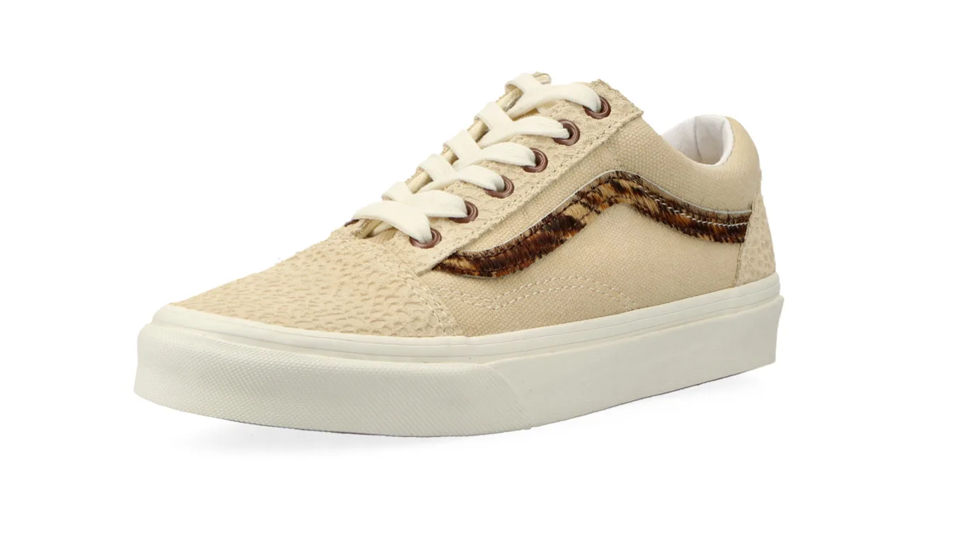 Дамски кецове Vans Old Skool Subtle Safari Creme бели – Branco – Дамски ниски кецове