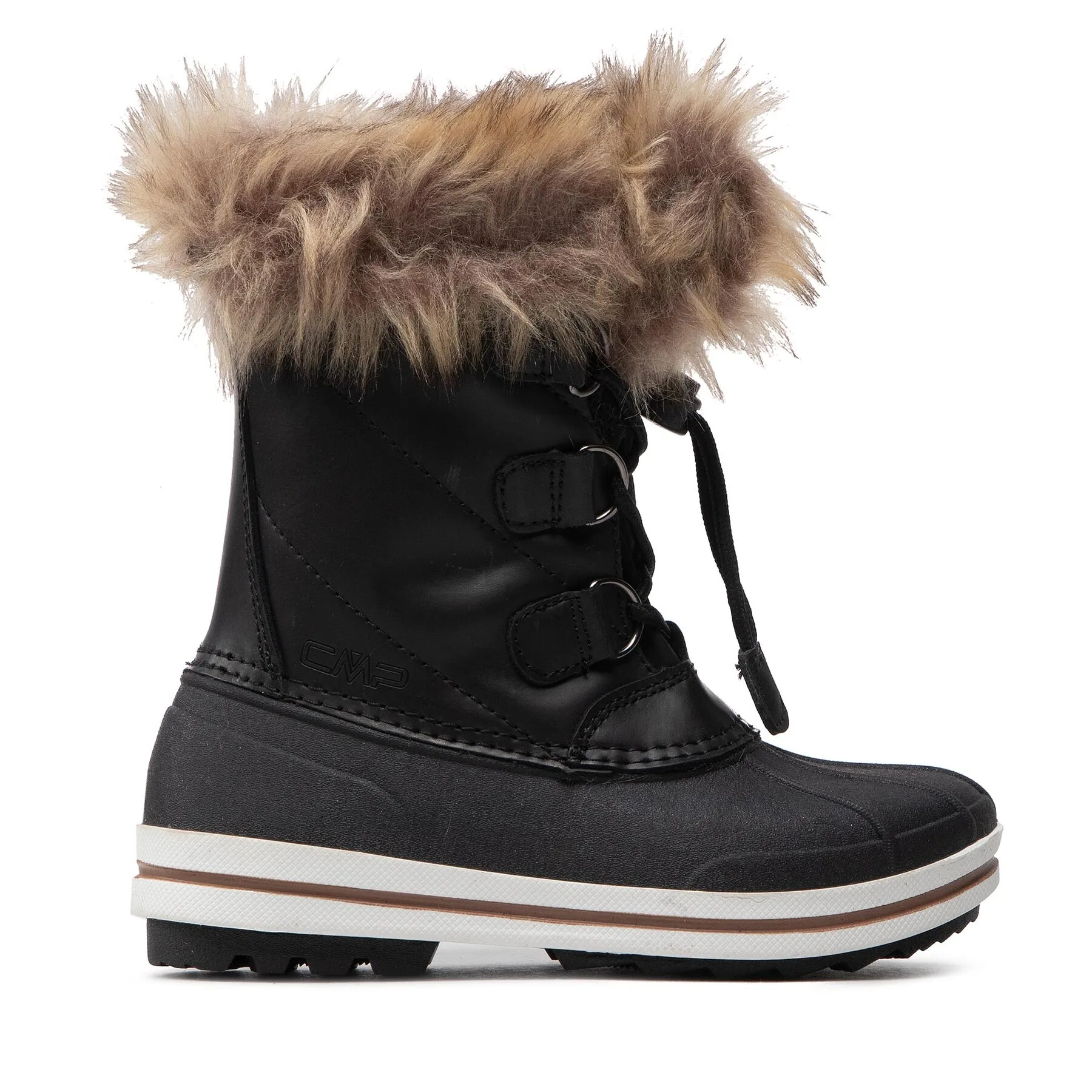 Детски апрески CMP Anthilian Snow Boot Wp черни – Черен – Апрески за момчета